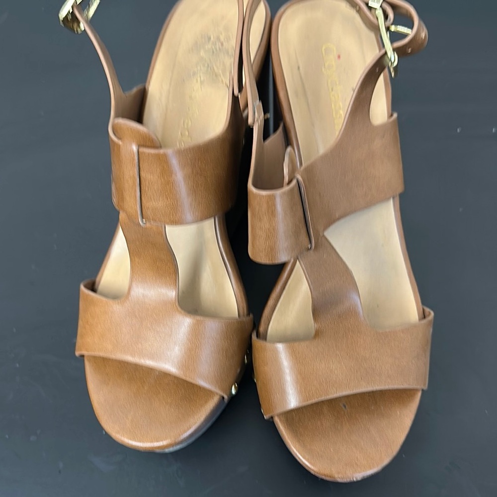 Brown Leather Women's Sandals